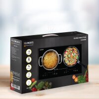 Doppel Induktionskochplatte 4000W Induktionskochfeld 2...