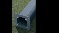 Balkonüberdachung mit Polycarbonat 16mm in  3m/4m/5m/6m