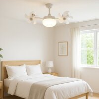 Ventilator LED Lampe + Ventilator Deckenventilator 38cm...